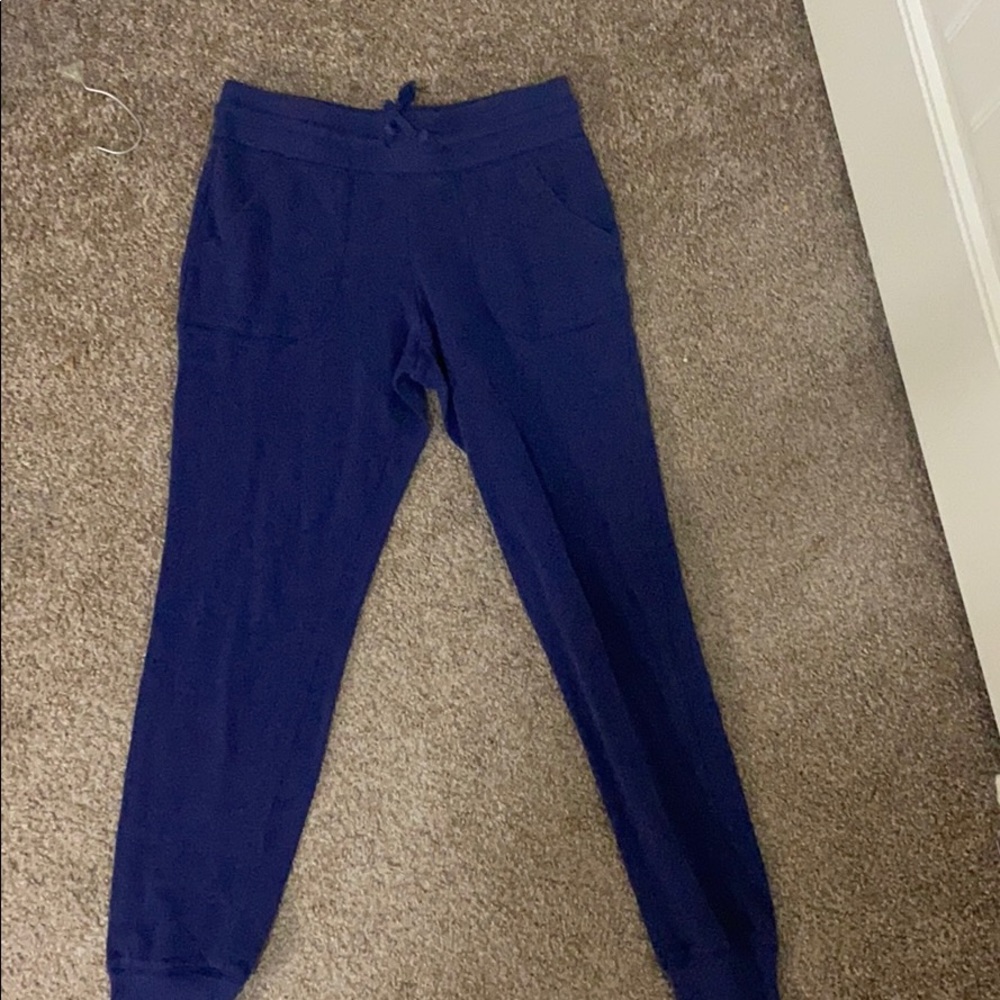 purple sweatpants